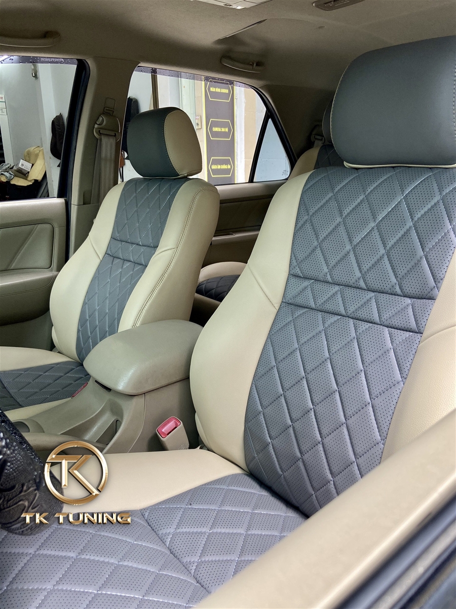 bọc ghế da cho xe toyota fortuner giá rẻ